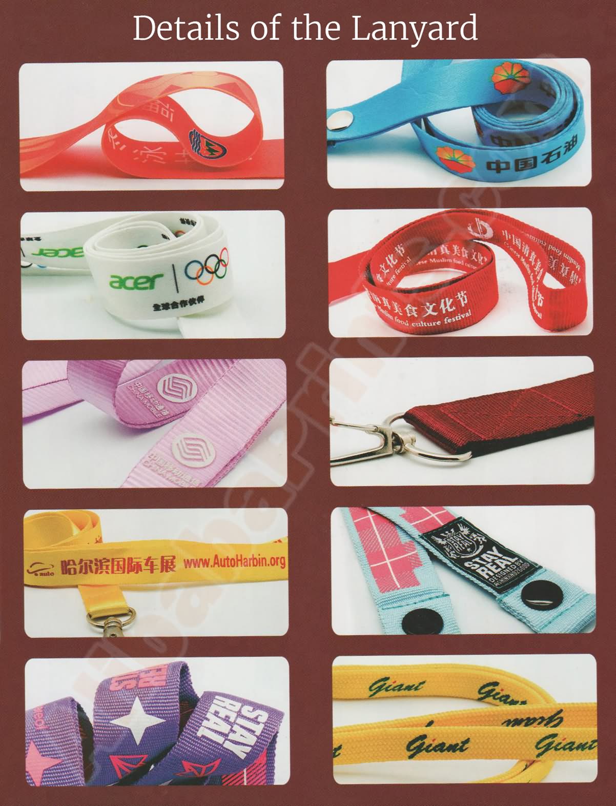 details of the lanyard
