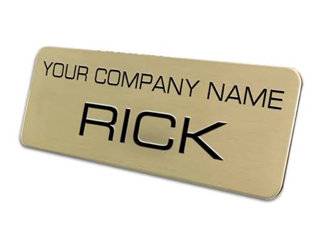 plastic engraved badge nametag